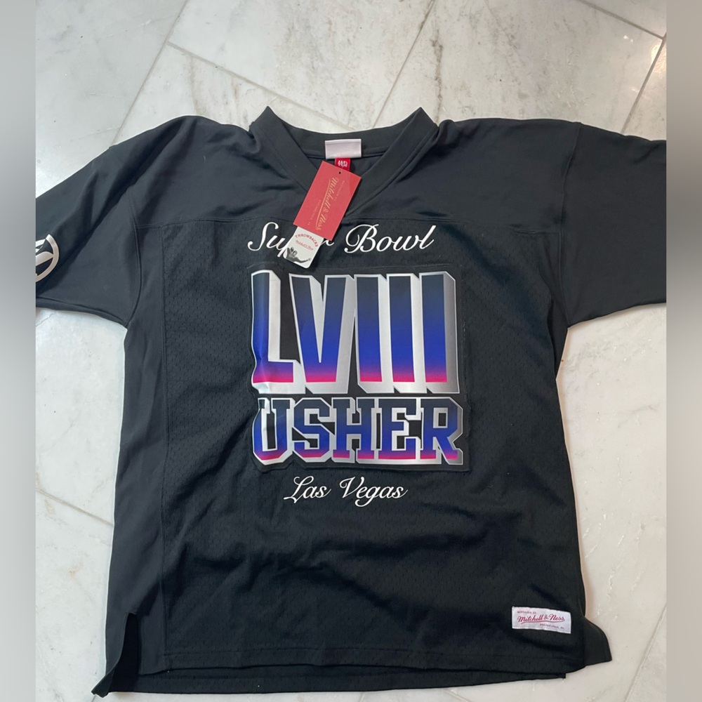 Usher - Super Bowl jersey new with tags . Mitchell and Ness